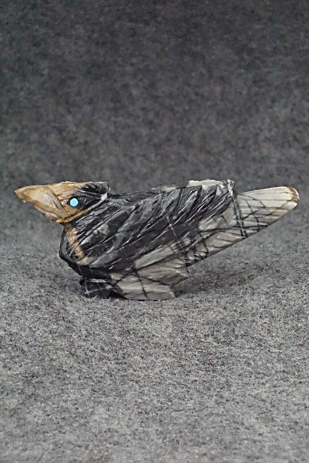 Roadrunner Zuni Fetish Carving - Tony Mackel
