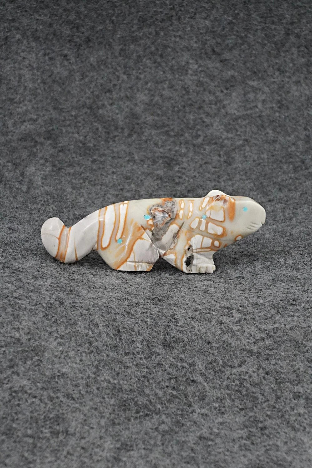 Mountain Lion Zuni Fetish Carving - David Chavez