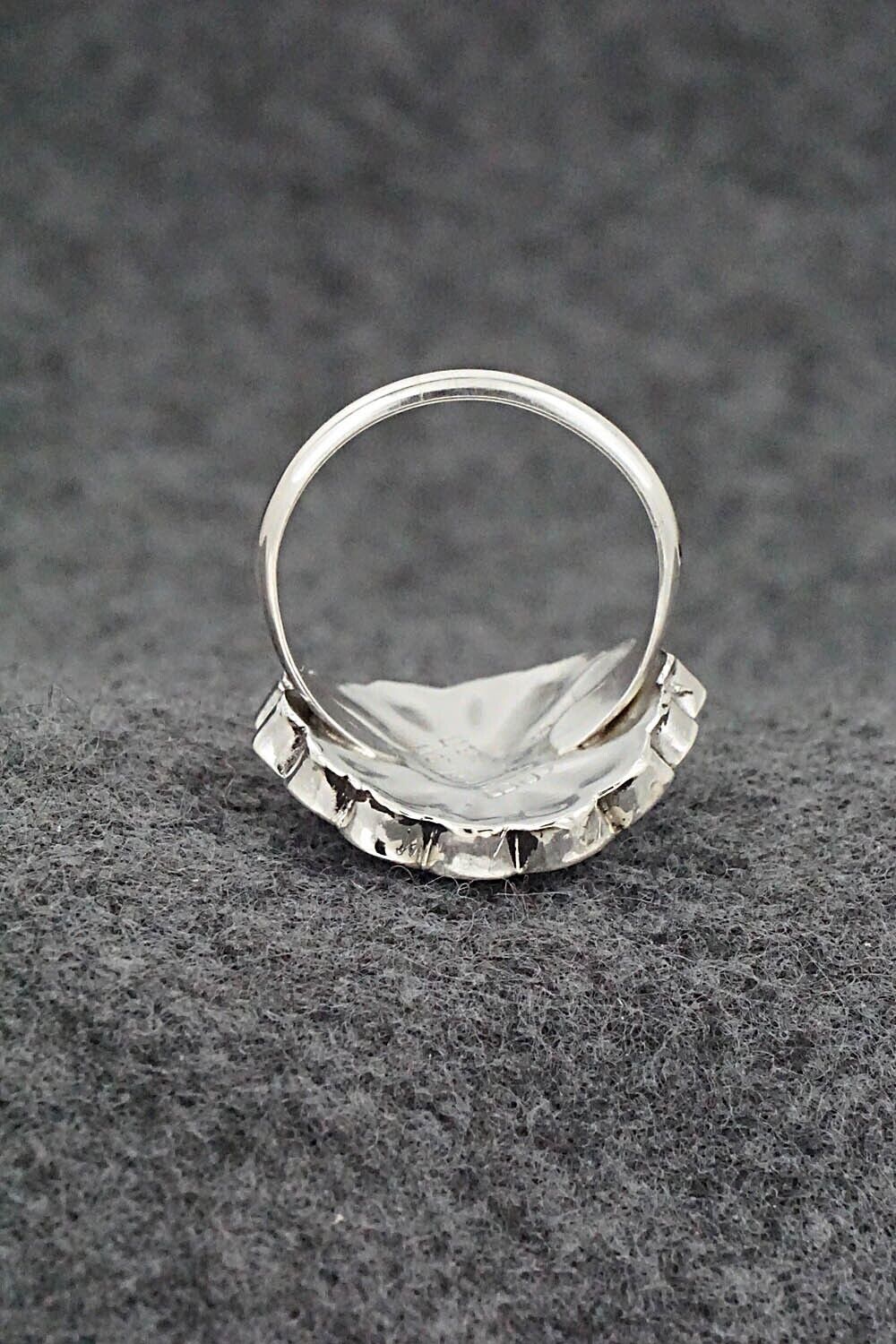 Multi-Stone & Sterling Silver Ring - Burdian Soseeah - Size 8