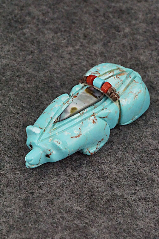 Badger Zuni Fetish Carving - Alex Tsethlikai