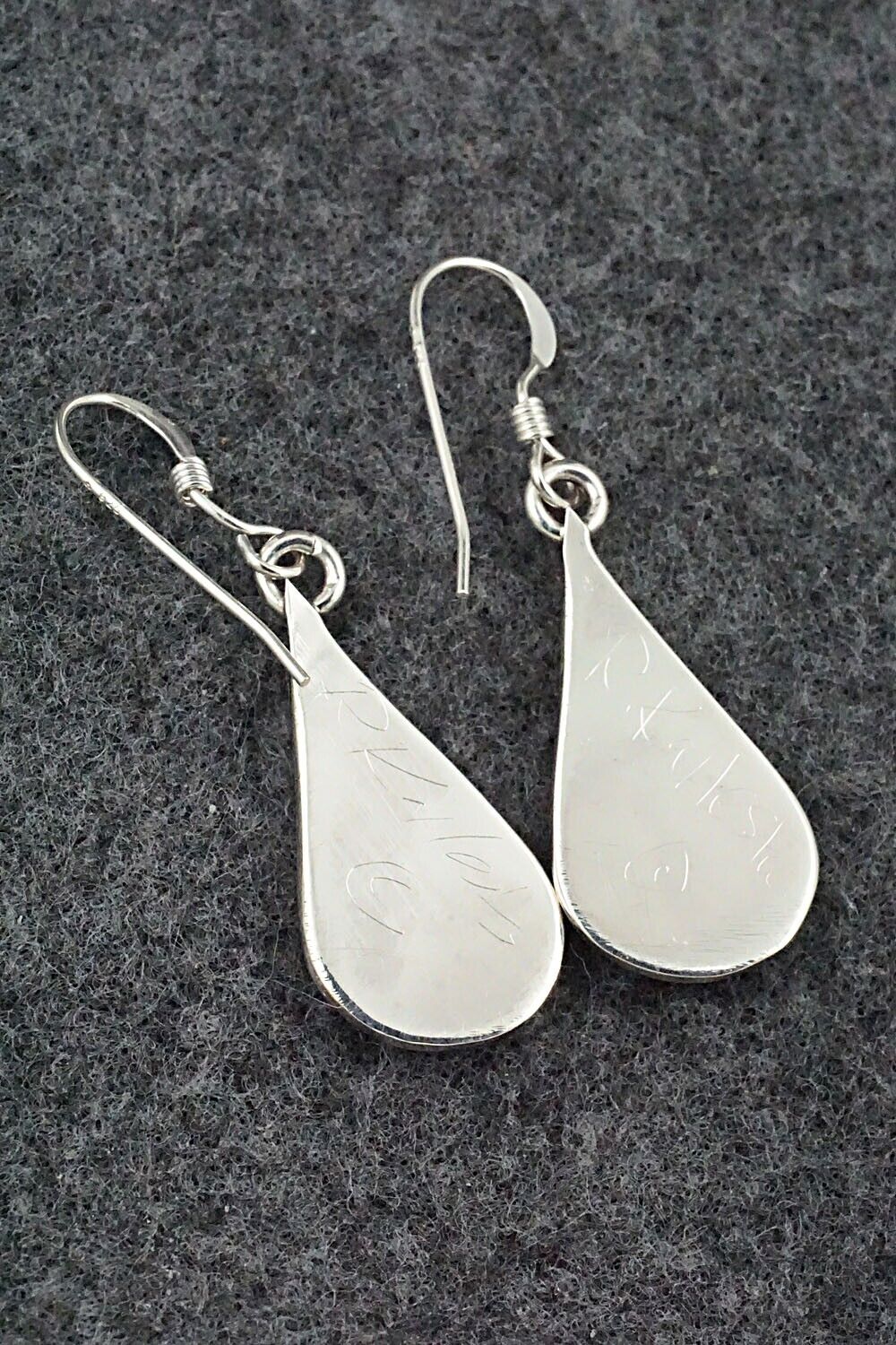 Multi Stone & Sterling Silver Inlay Earrings - Rhianna Kallestewa