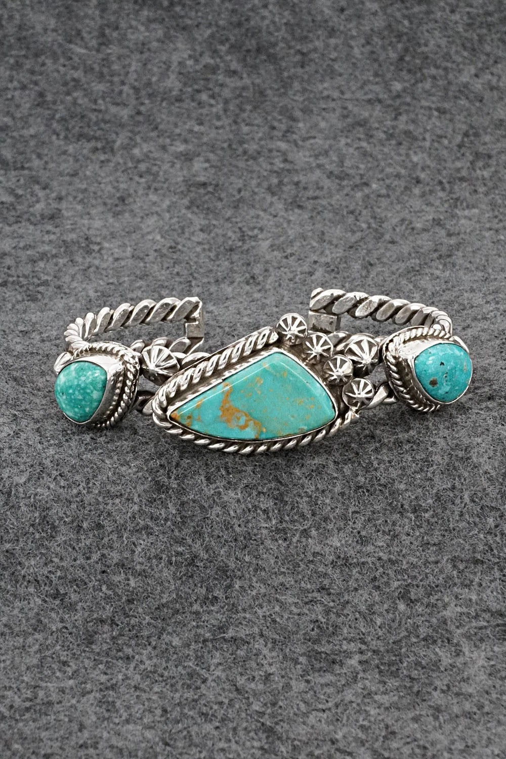 Turquoise & Sterling Silver Bracelet - Emerson Delgarito