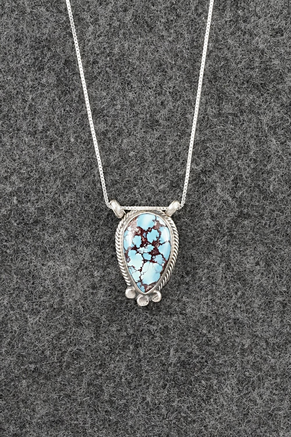 Turquoise & Sterling Silver Necklace - Sharon McCarthy