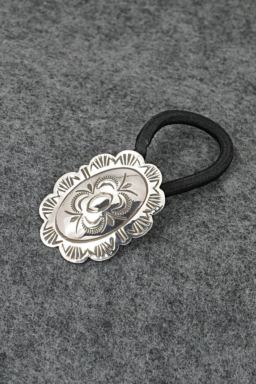 Sterling Silver Hair Tie - Bertha Begay