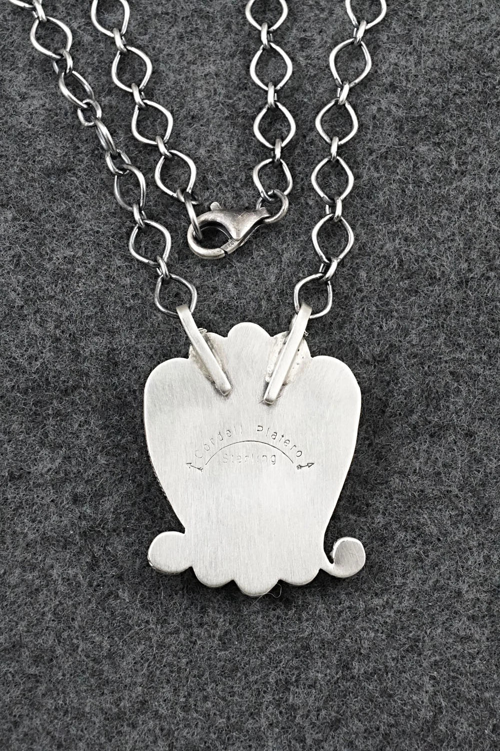Turquoise & Sterling Silver Necklace - Cordell Platero
