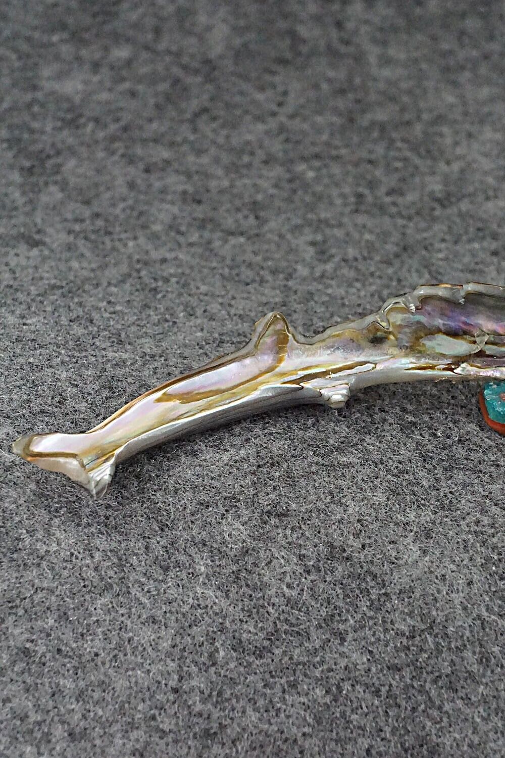 Swordfish Zuni Fetish Carving - Donovan Laiwakete