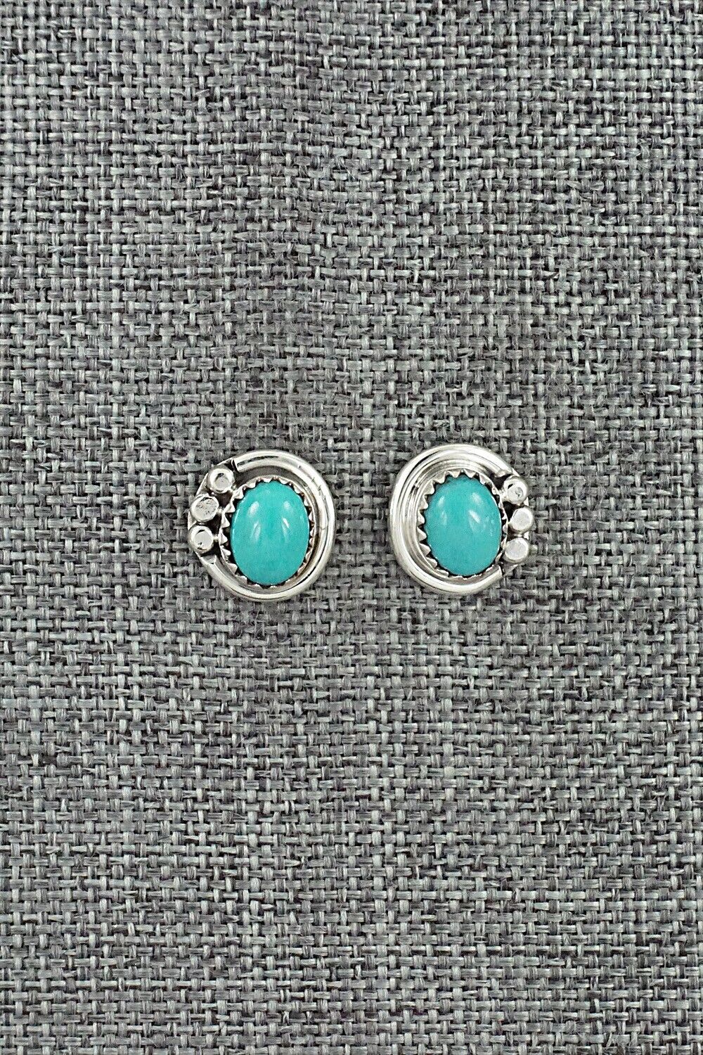 Turquoise & Sterling Silver Earrings - Rita Largo