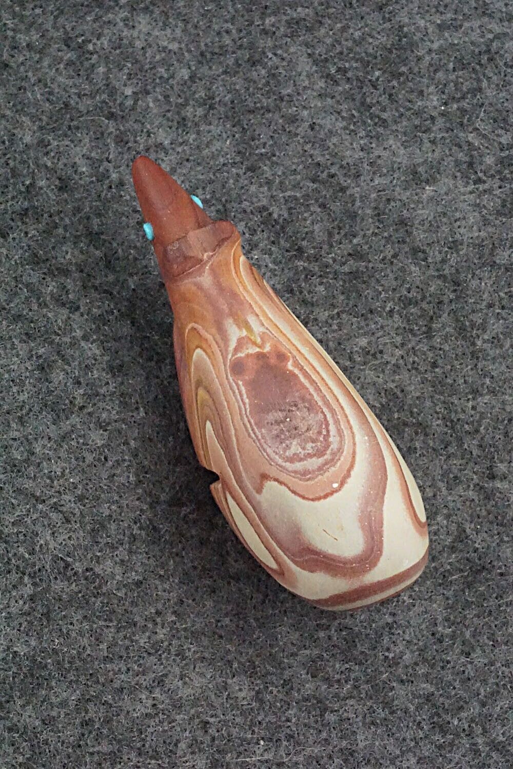 Bear Zuni Fetish Carving - Ronnie Lunasee