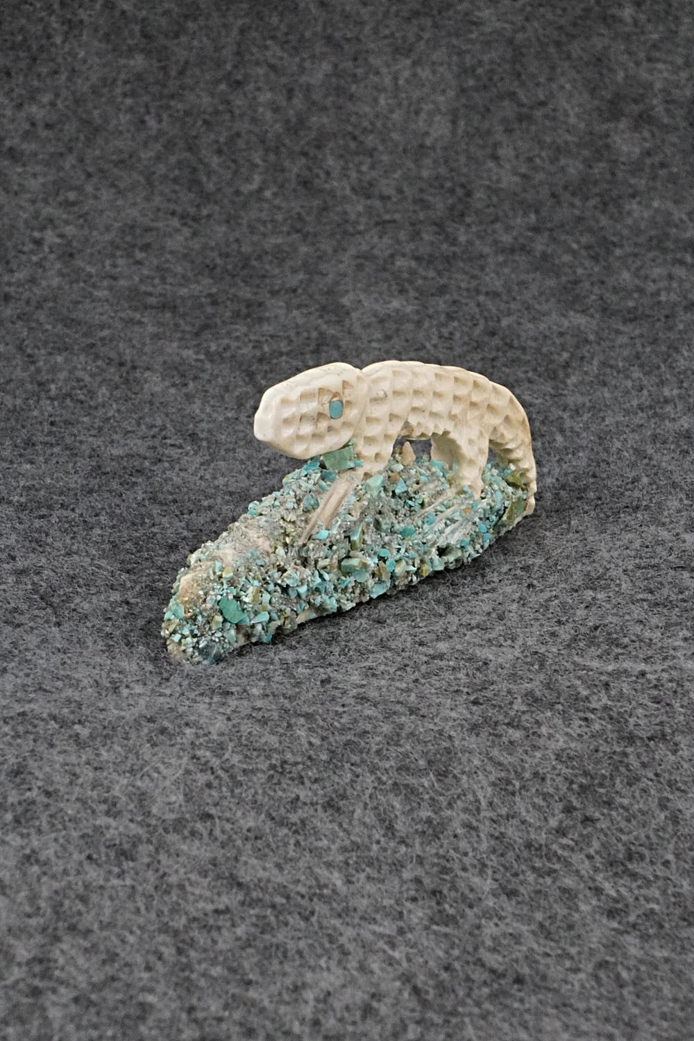 Lizard Zuni Fetish Carving - Jensen Charlie