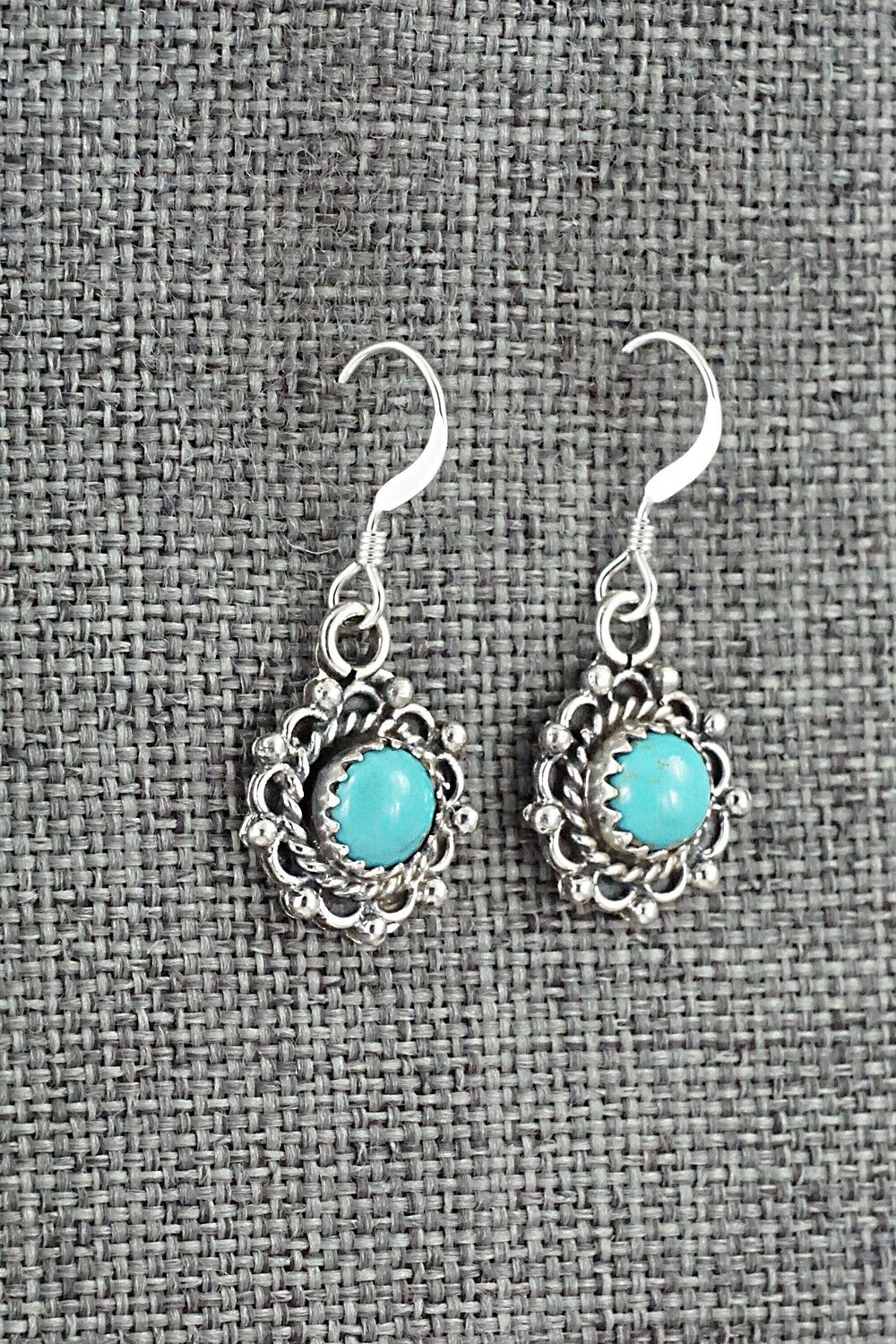 Turquoise & Sterling Silver Earrings - Emery Spencer