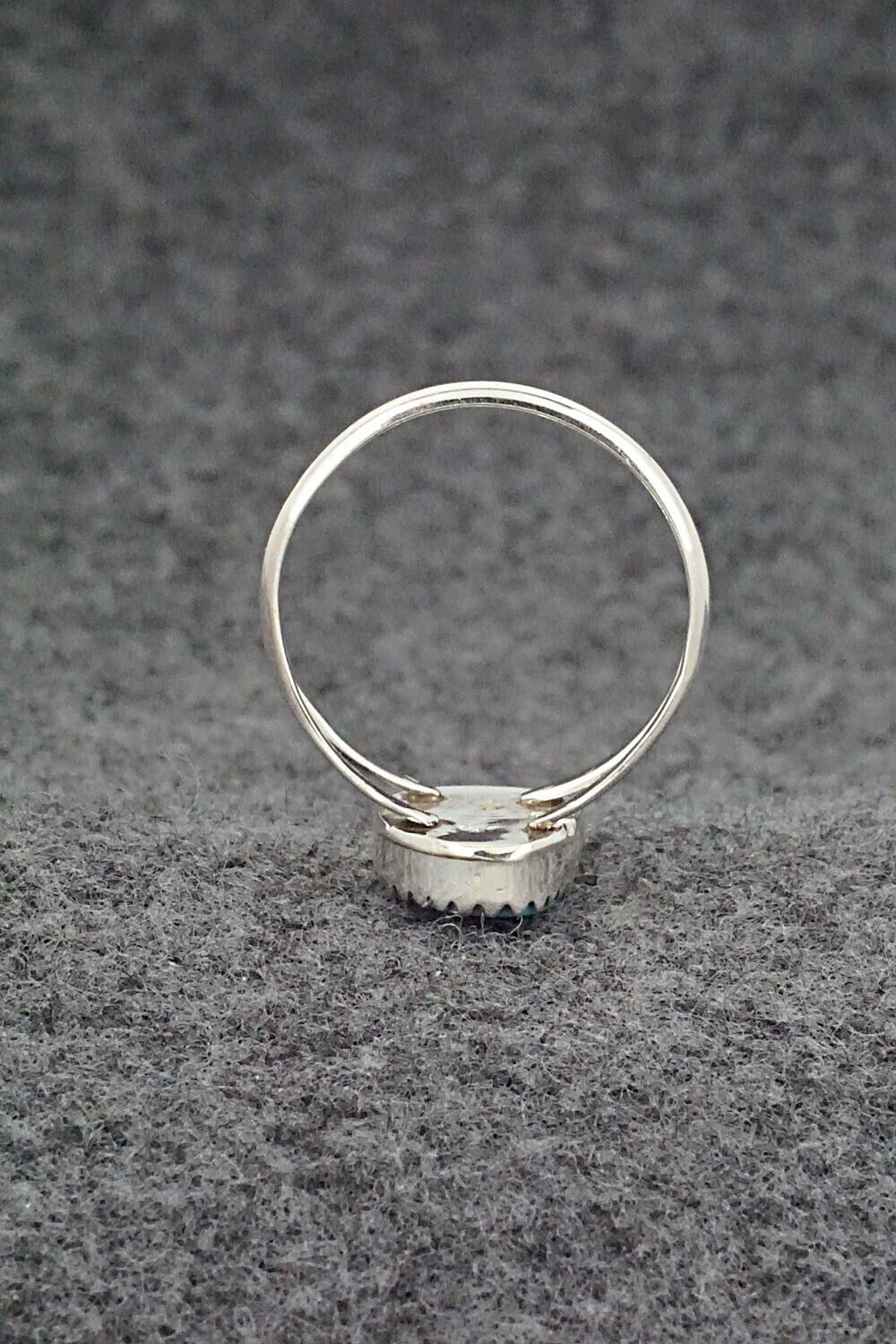 Turquoise & Sterling Silver Ring - Sharon McCarthy - Size 8.75