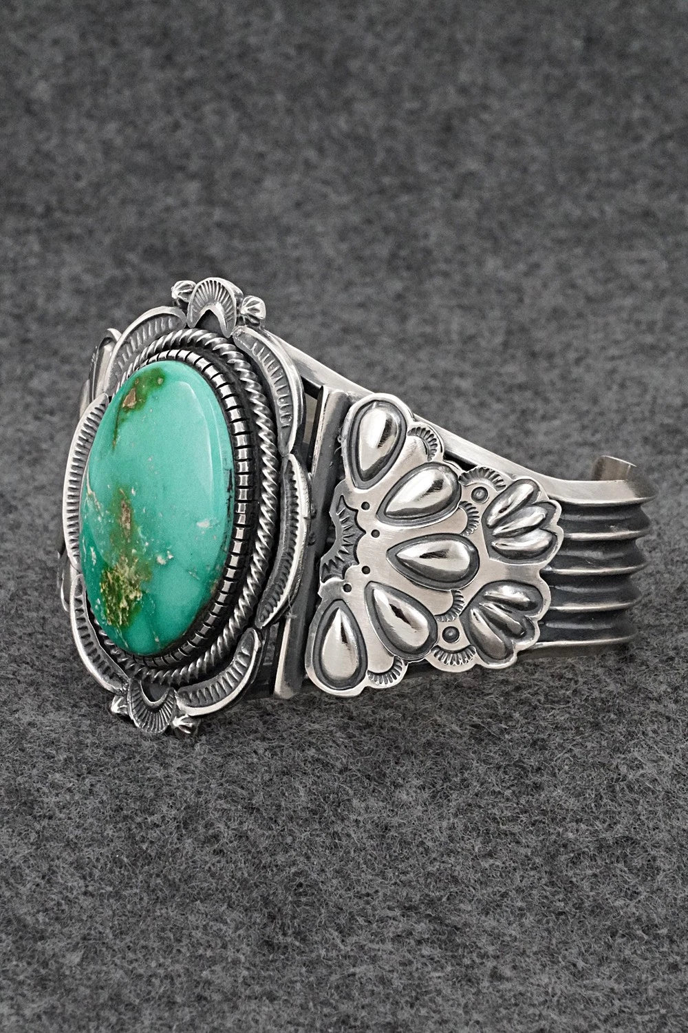 Turquoise & Sterling Silver Bracelet - Hank Vandever