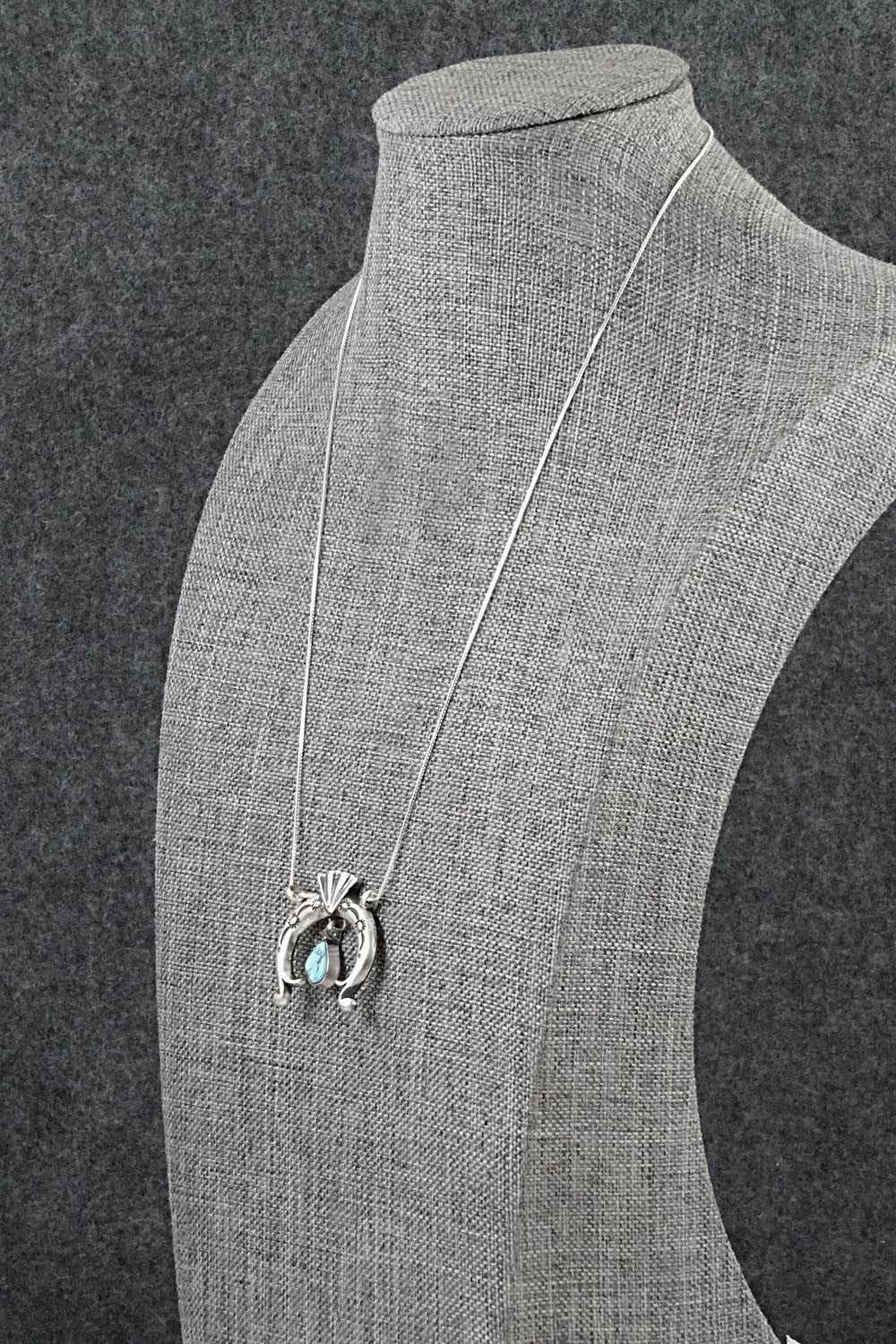 Turquoise & Sterling Silver Necklace - Gary Shorty