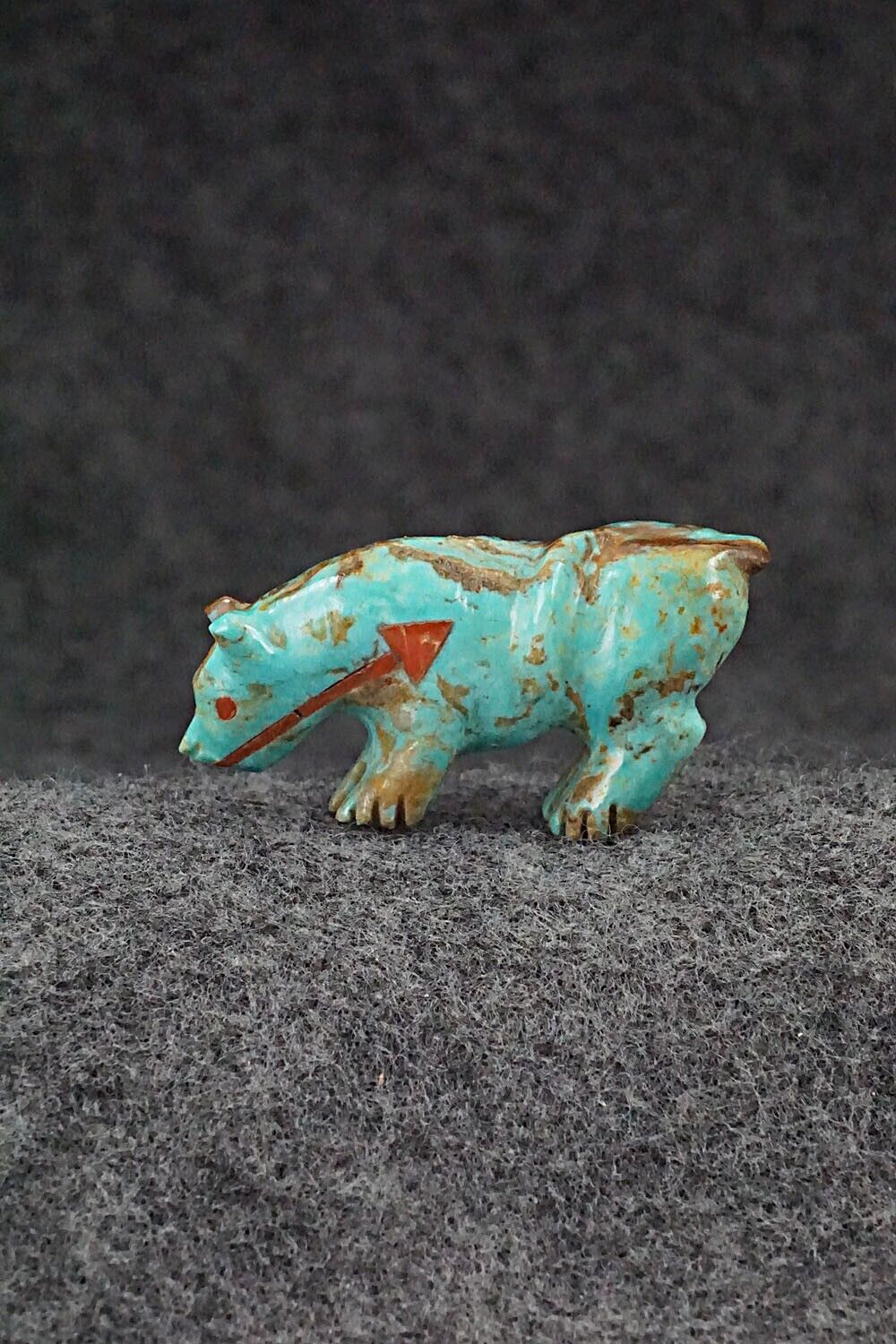 Mountain Lion Zuni Fetish Carving - Andres Quandelacy