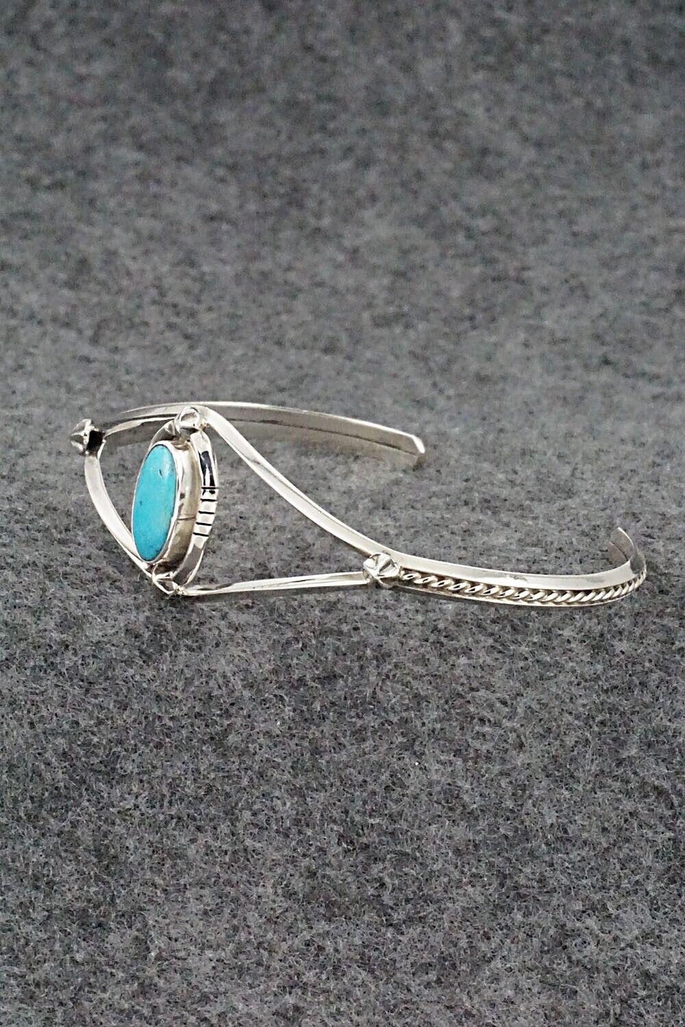 Turquoise & Sterling Silver Bracelet - Amos Begay