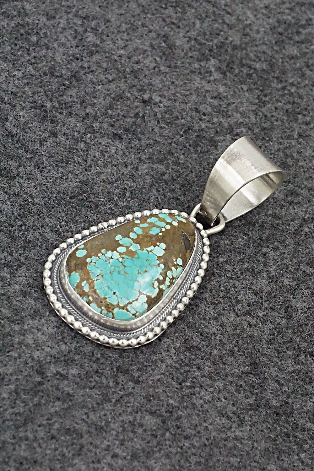 Turquoise & Sterling Silver Pendant - Daniel Benally