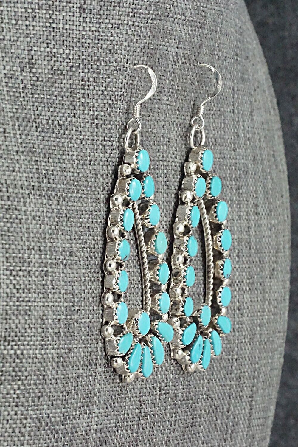 Turquoise & Sterling Silver Earrings - Alicia Wilson