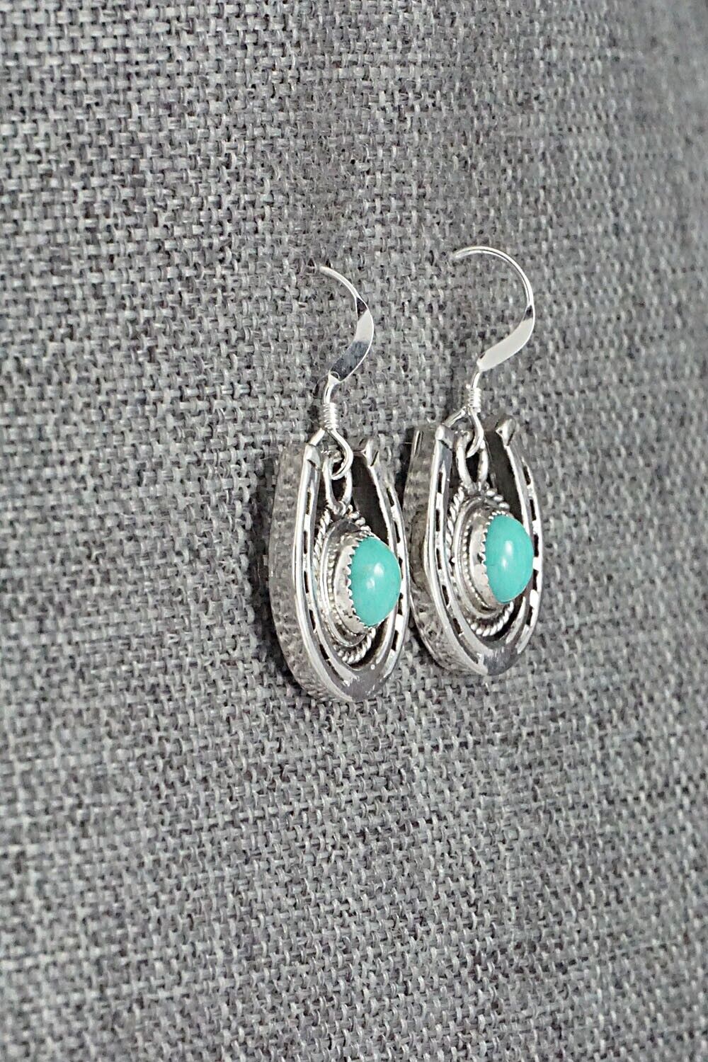 Turquoise and Sterling Silver Earrings - Sharon McCarthy