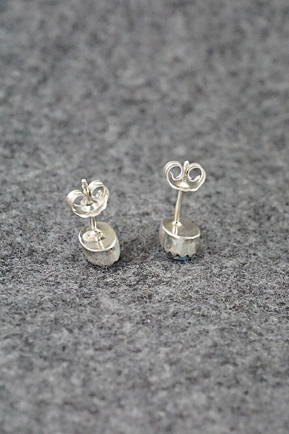 Turquoise & Sterling Silver Earrings - Annie Spencer
