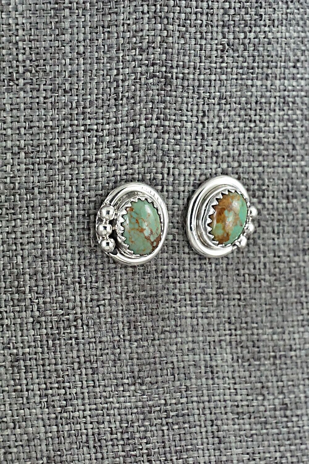 Turquoise & Sterling Silver Earrings - Rita Largo