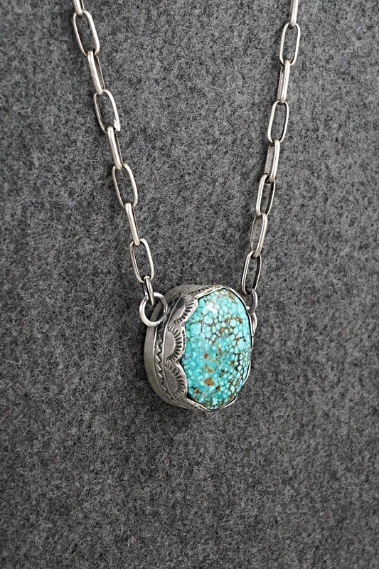 Turquoise & Sterling Silver Necklace - Randy Boyd