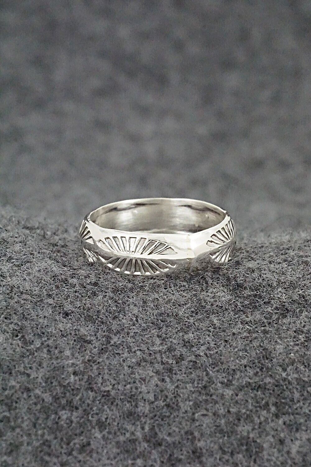 Sterling Silver Ring - Elaine Tahe - Size 8