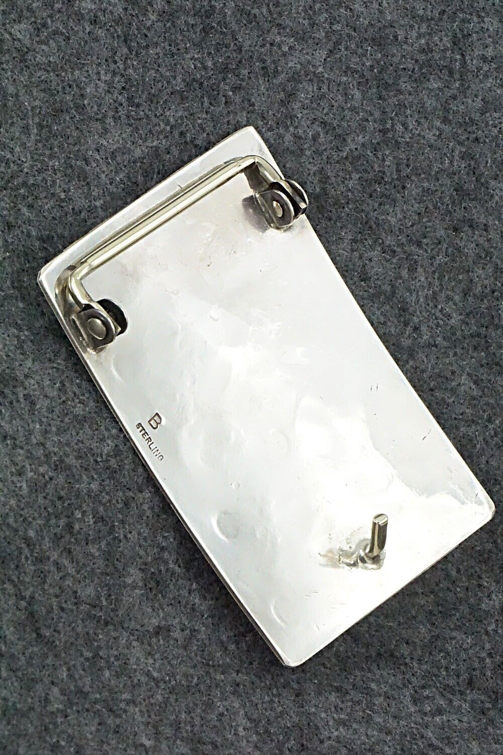 Sterling Silver Belt Buckle - Ralph Bia