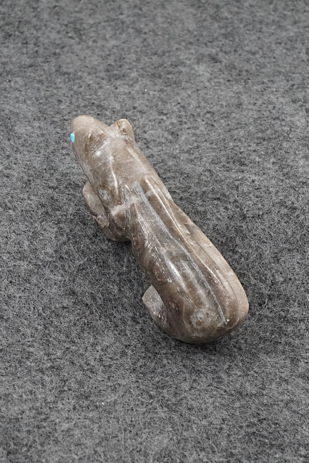 Mountain Lion Zuni Fetish Carving - Ronnie Lunasee