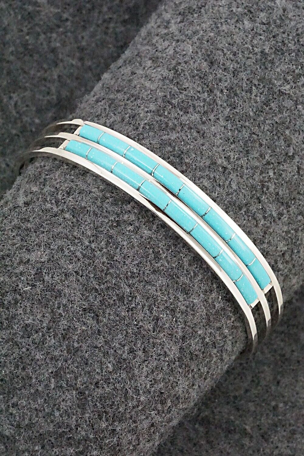 Turquoise & Sterling Silver Bracelet - Anson Wallace