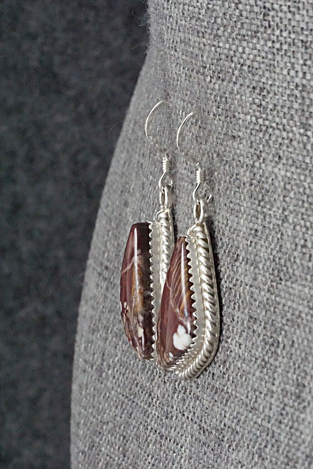 Wild Horse & Sterling Silver Earrings - Sheena Jack