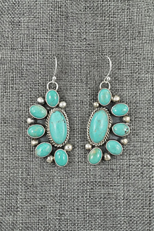 Turquoise & Sterling Silver Earrings - Kathleen Livingston