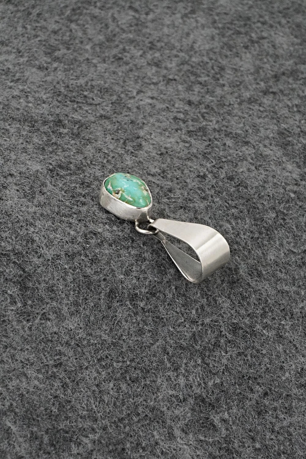 Turquoise & Sterling Silver Pendant - Rosemary Saunders