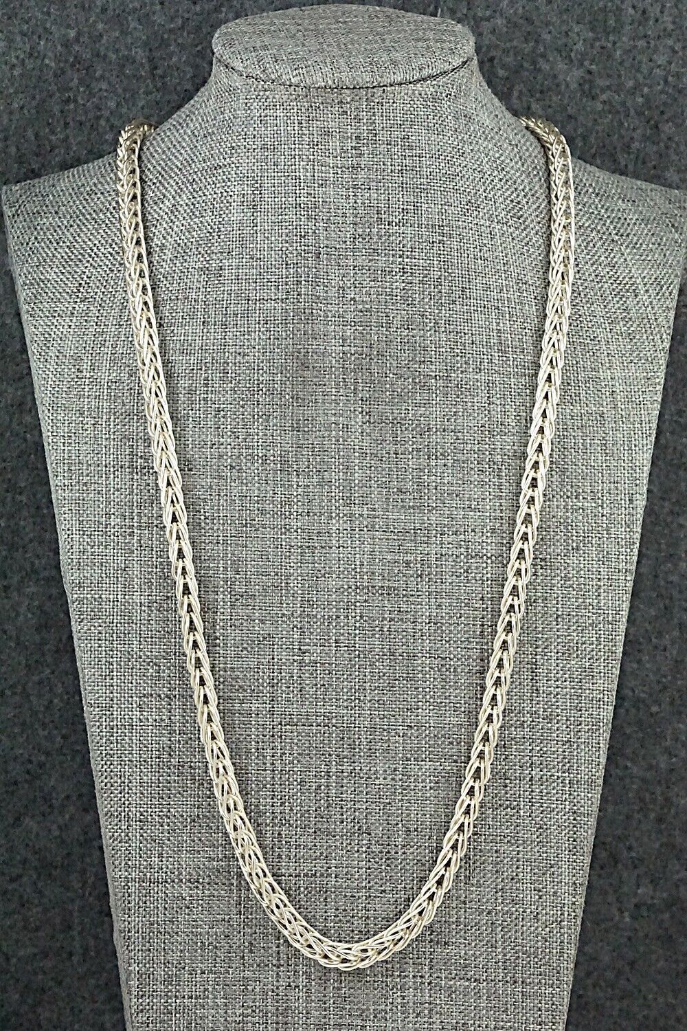 Sterling Silver Chain Necklace 24" - Smokey Gchachu