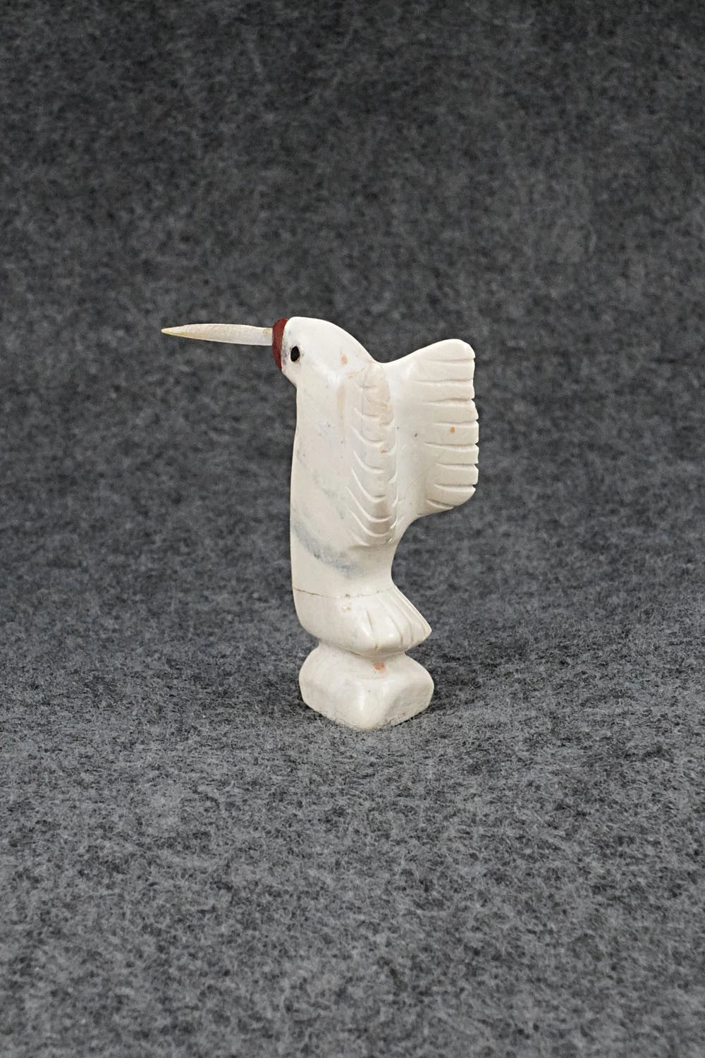 Hummingbird Zuni Fetish Carving - Justin Red Elk