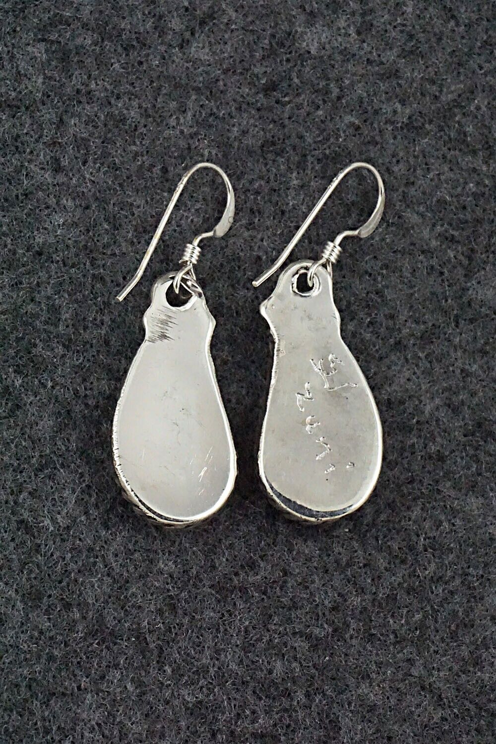 Opalite & Sterling Silver Inlay Earrings - Susie Lowsayatee