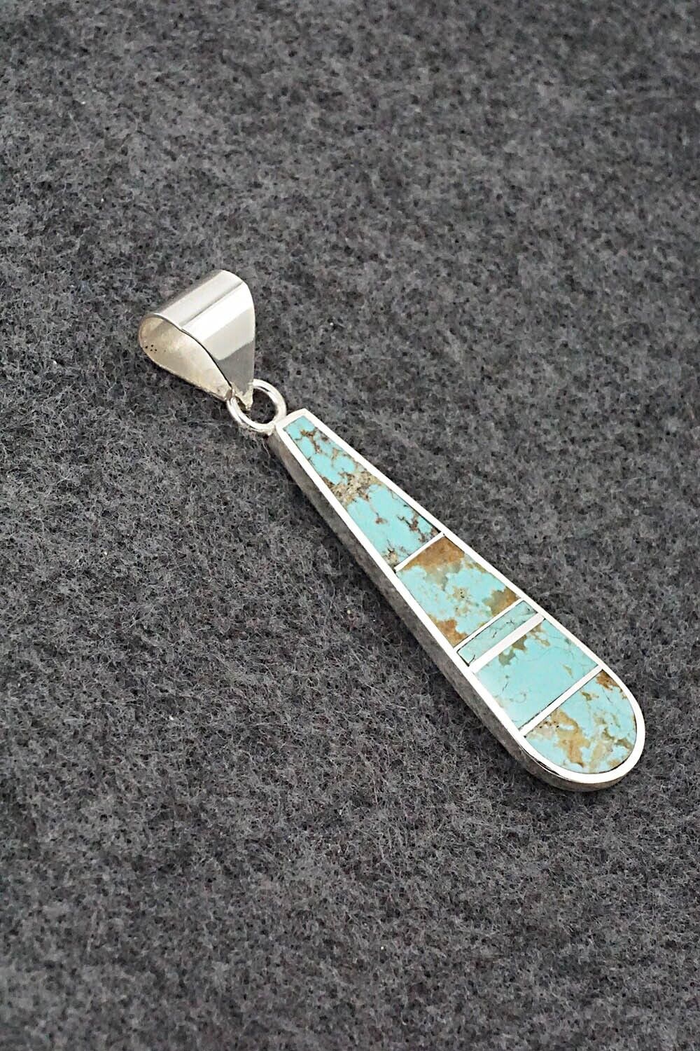 Turquoise & Sterling Silver Pendant - Harold Smith