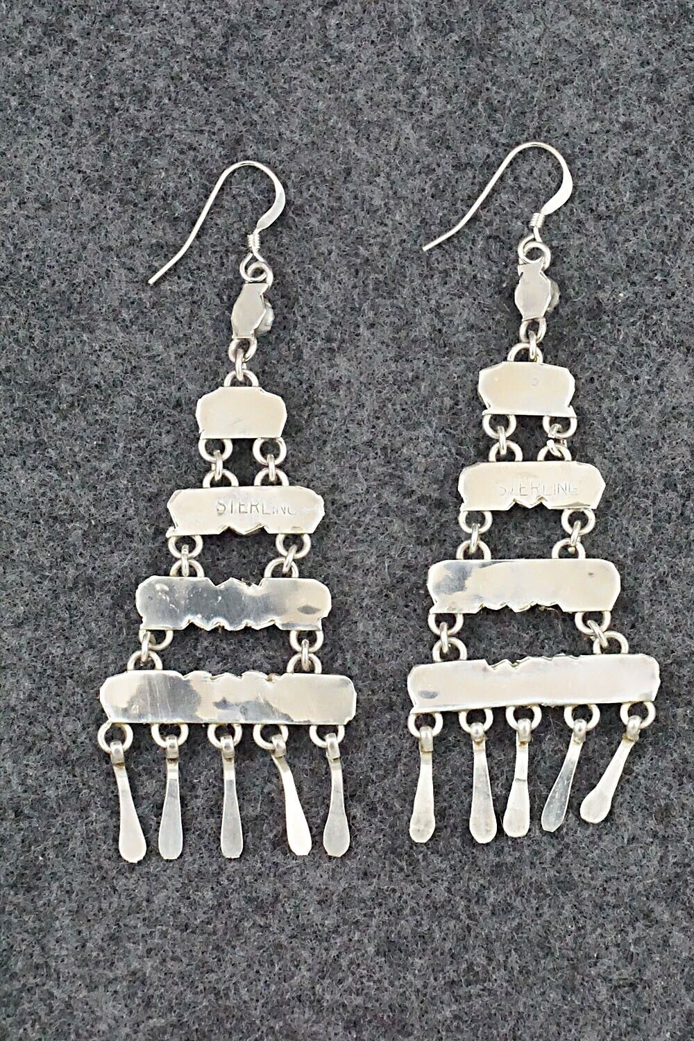 Turquoise & Sterling Silver Earrings - Sylvia Chee