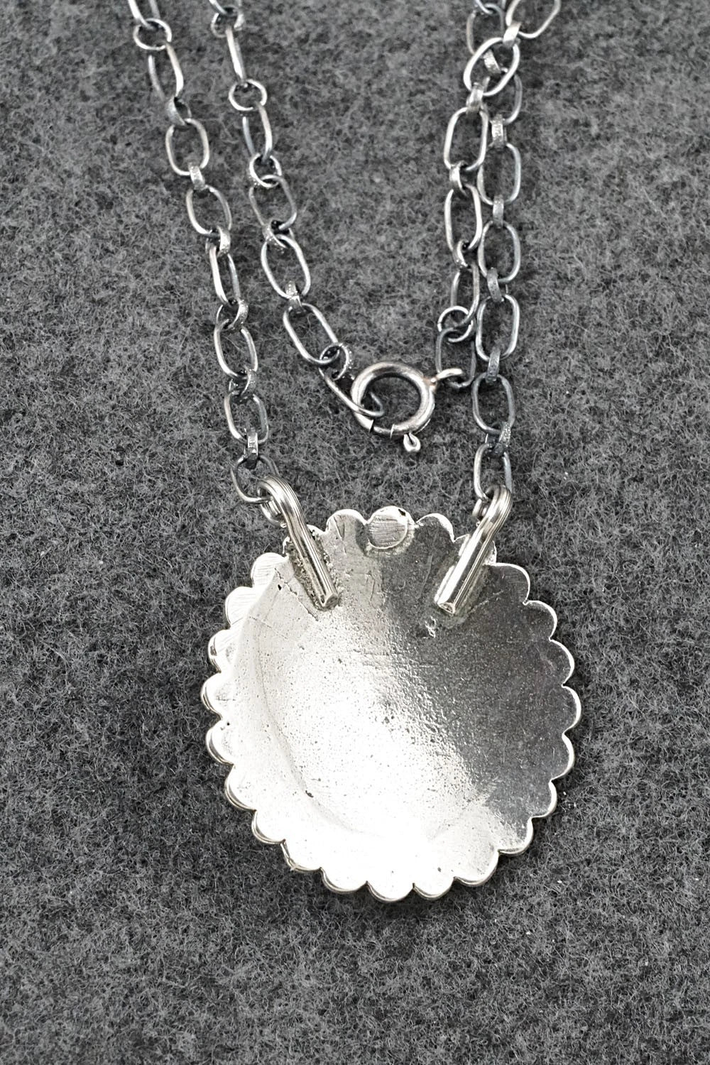 Turquoise & Sterling Silver Necklace - Sheldon Mariano