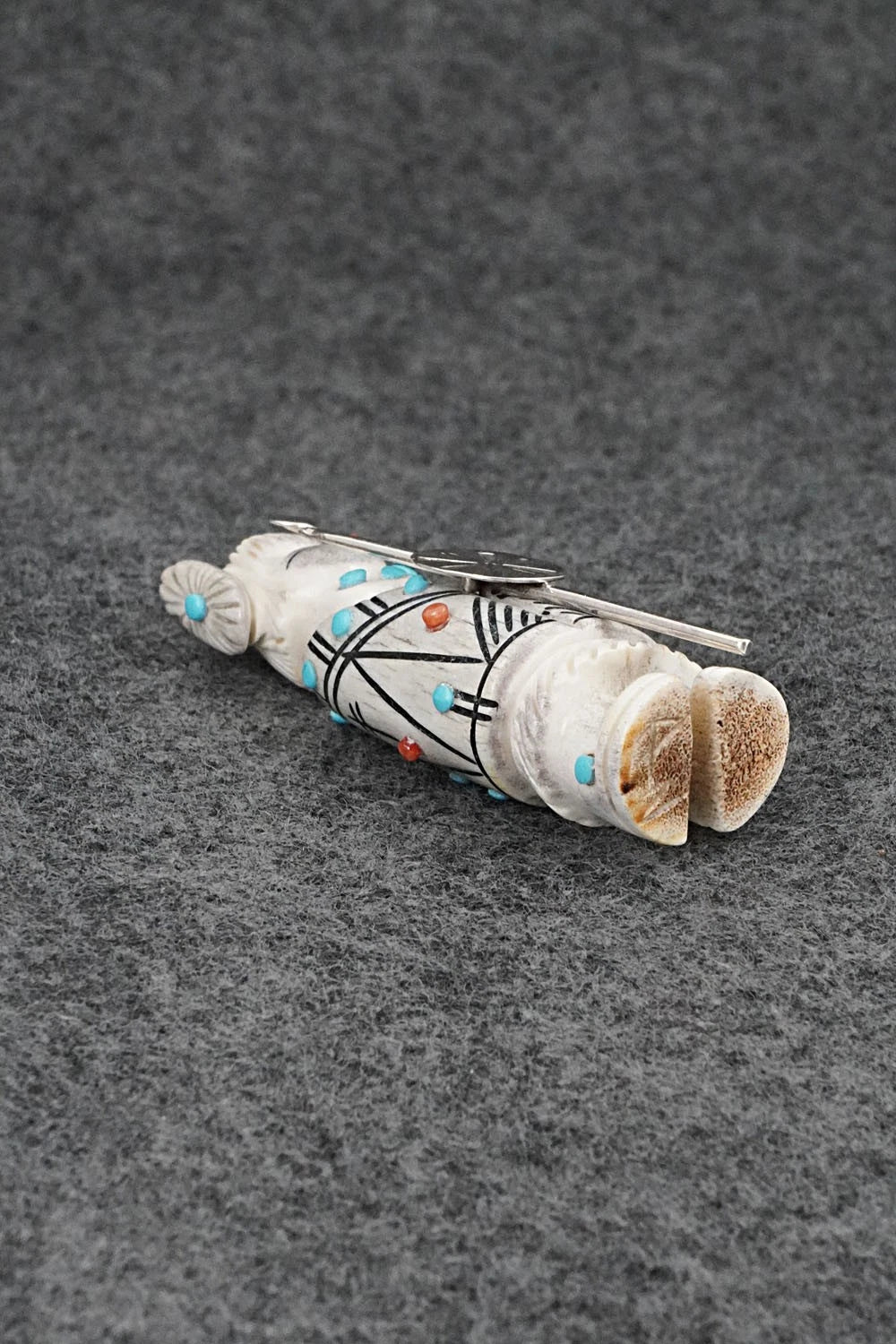 Warrior Zuni Fetish Carving - Claudia Peina