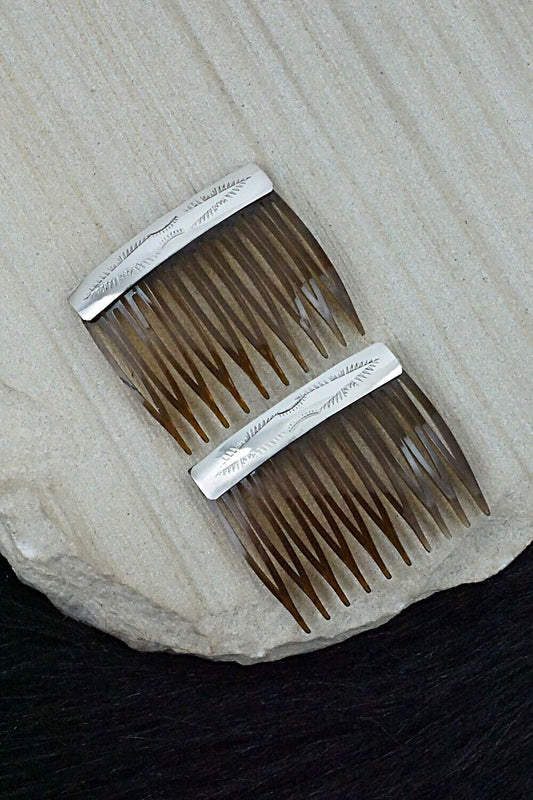 Sterling Silver Hair Combs - Randall Dalgai