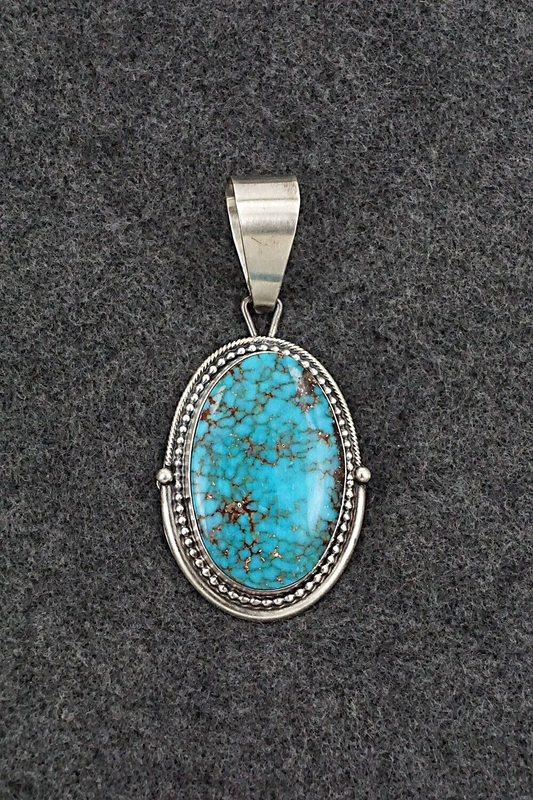 Turquoise & Sterling Silver Pendant - Daniel Benally