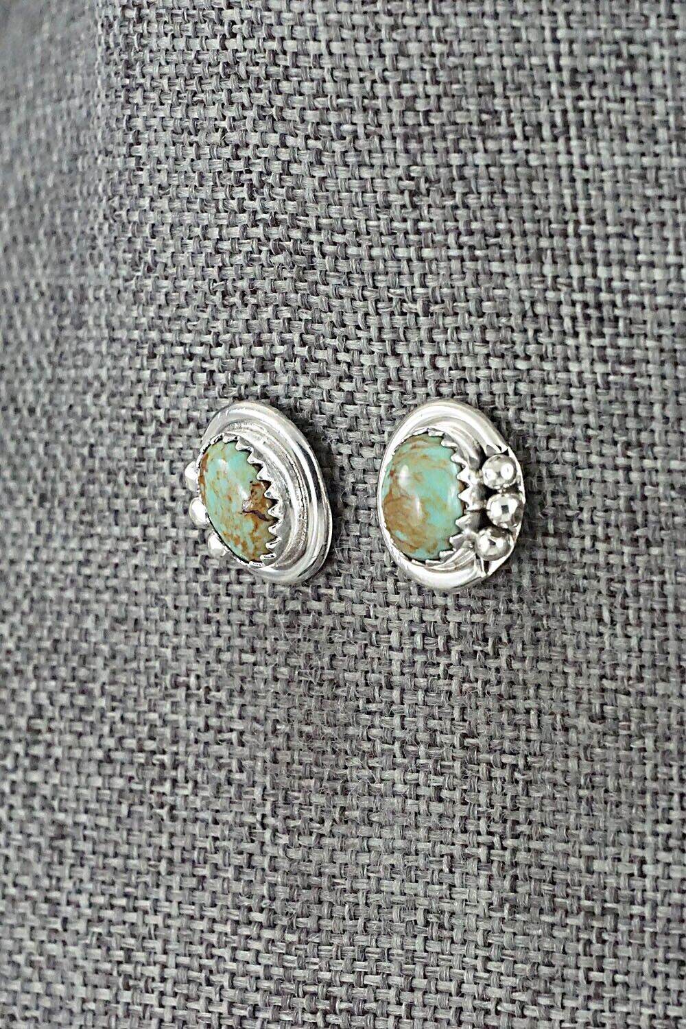 Turquoise & Sterling Silver Earrings - Rita Largo