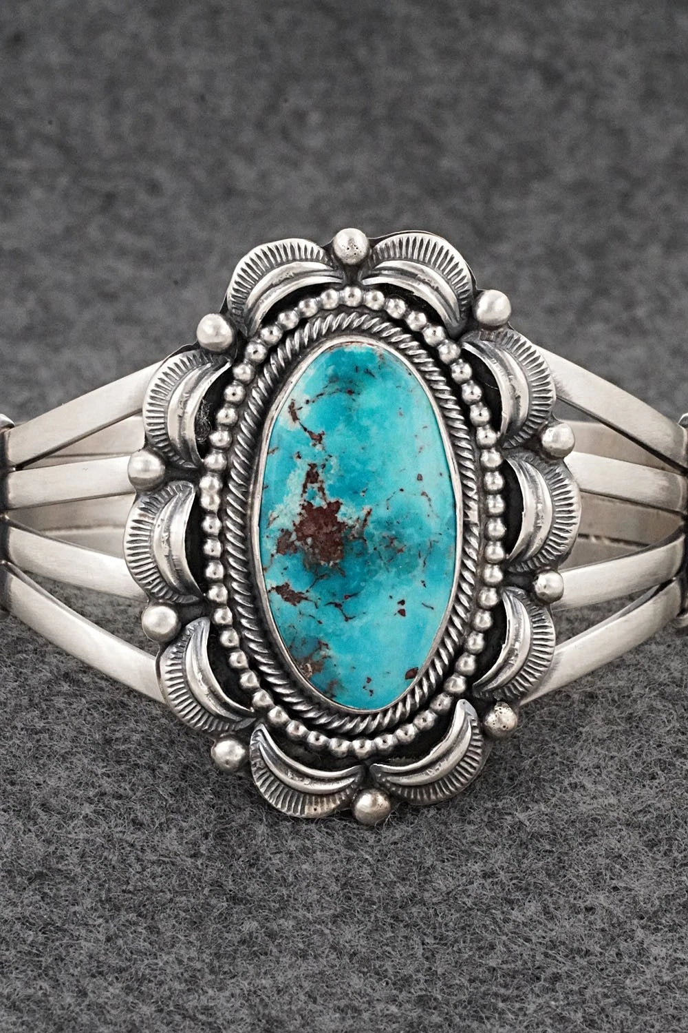 Turquoise & Sterling Silver Bracelet - Kathleen Livingston