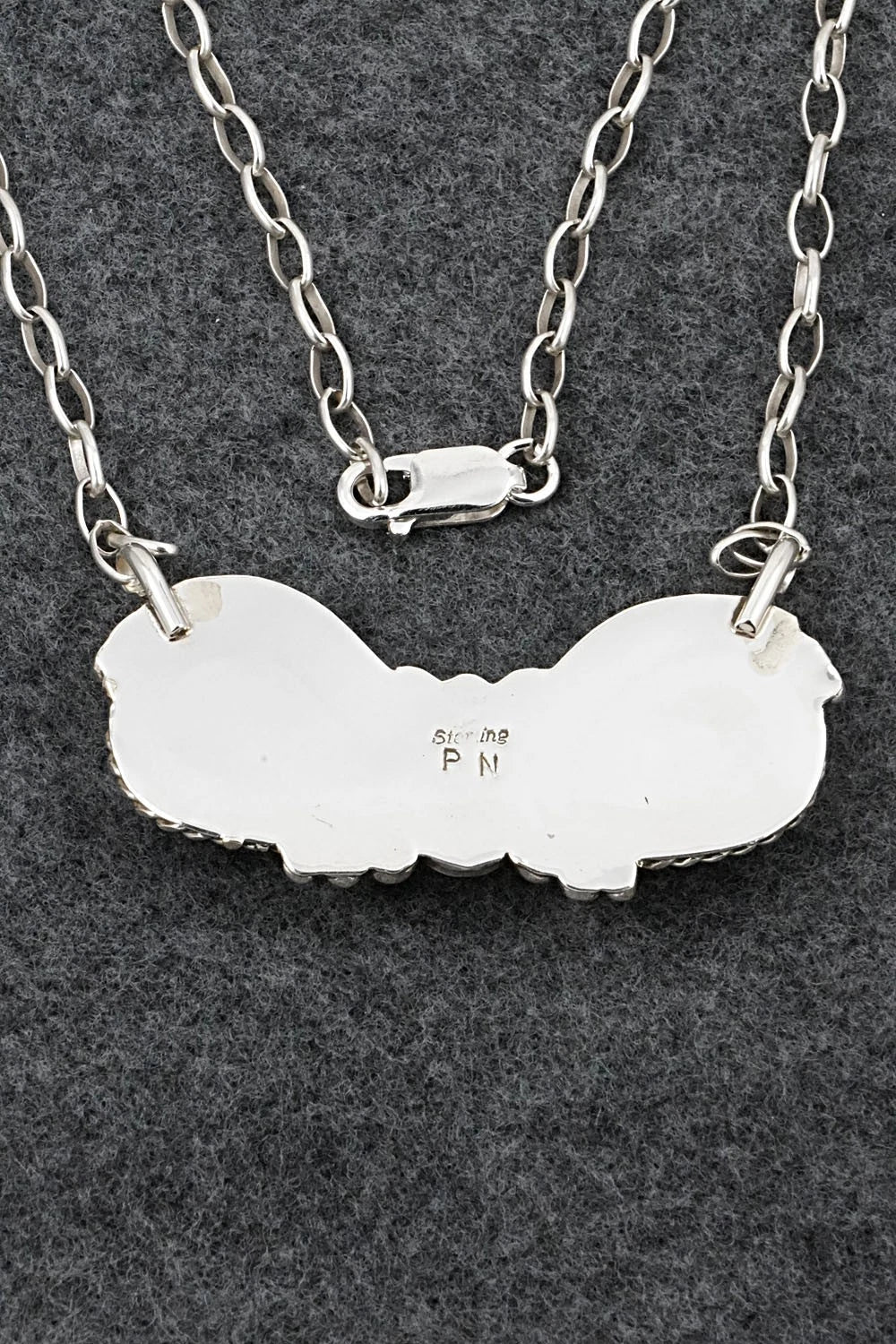 Turquoise & Sterling Silver Necklace - Phil Nez