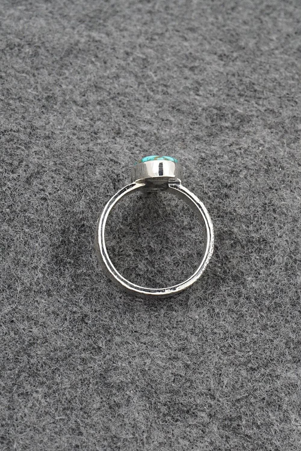 Turquoise & Sterling Silver Ring - Cody Noble - Size 10.5