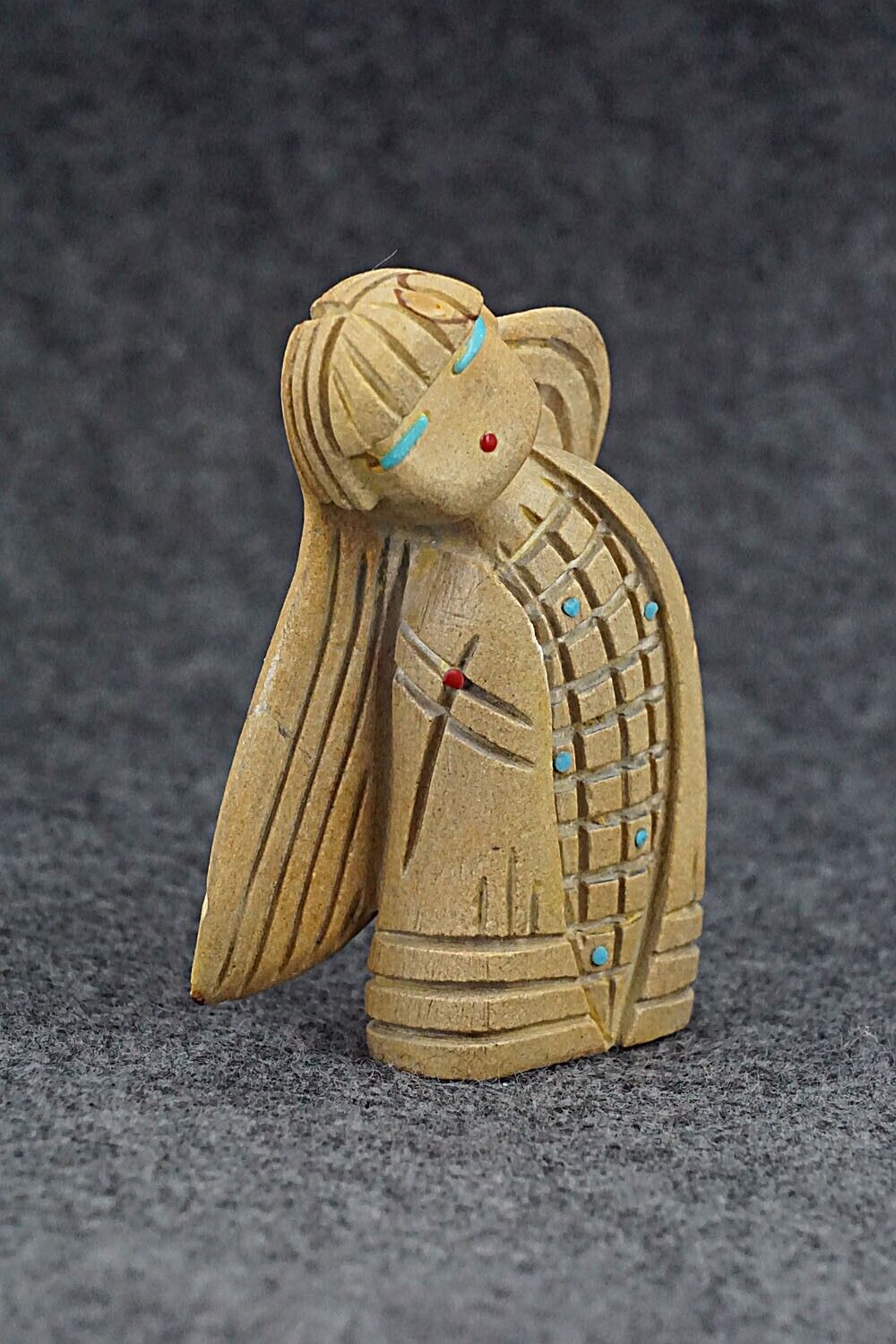 Corn Maiden Zuni Fetish Carving - Douglas Martza