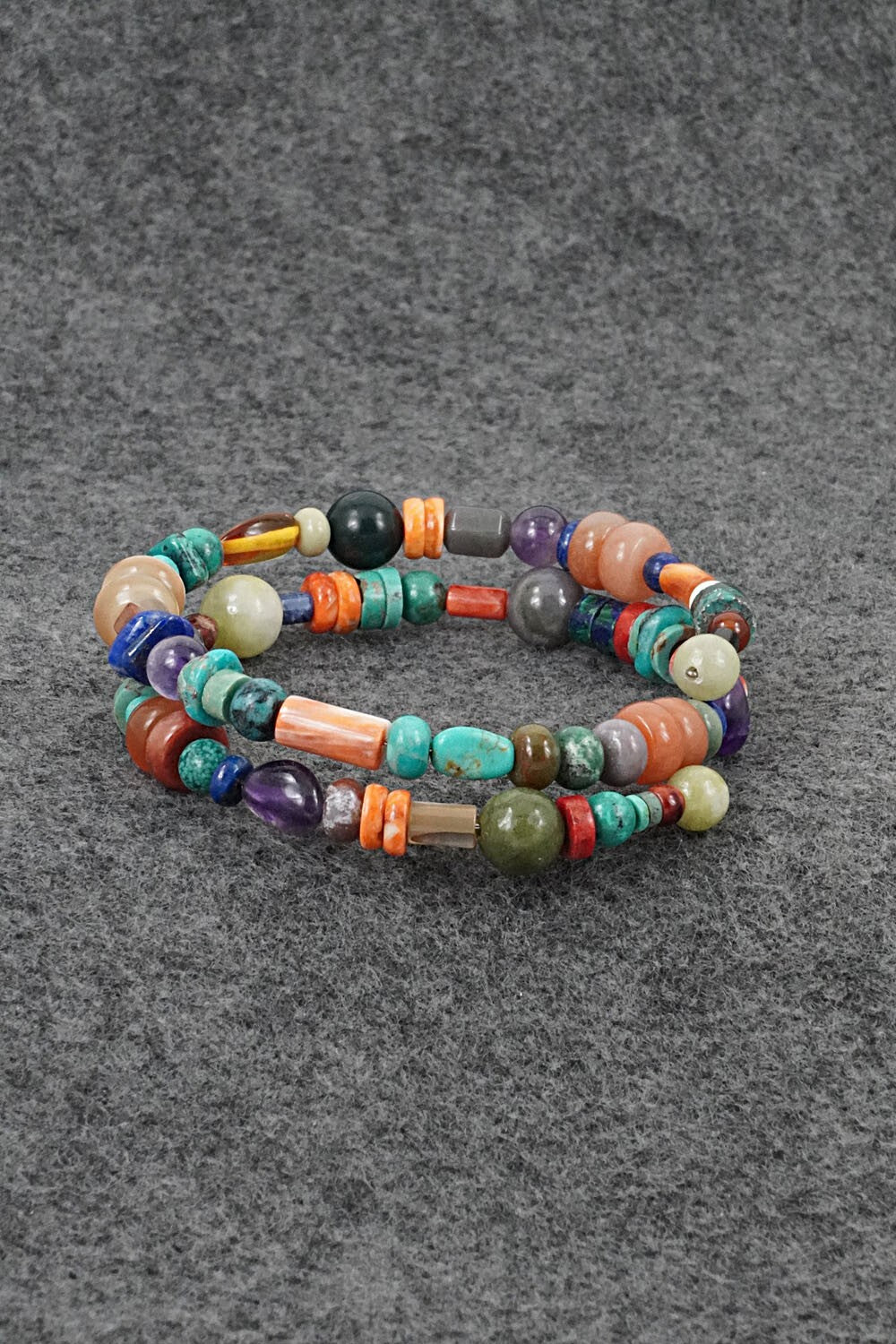 Multi-Stone Beaded Bracelet - Helen Tsosie