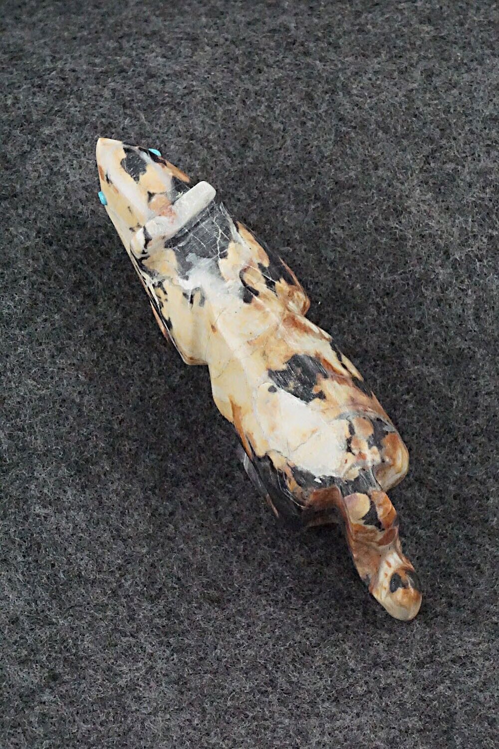 Mountain Lion Zuni Fetish Carving - Ronnie Lunasee
