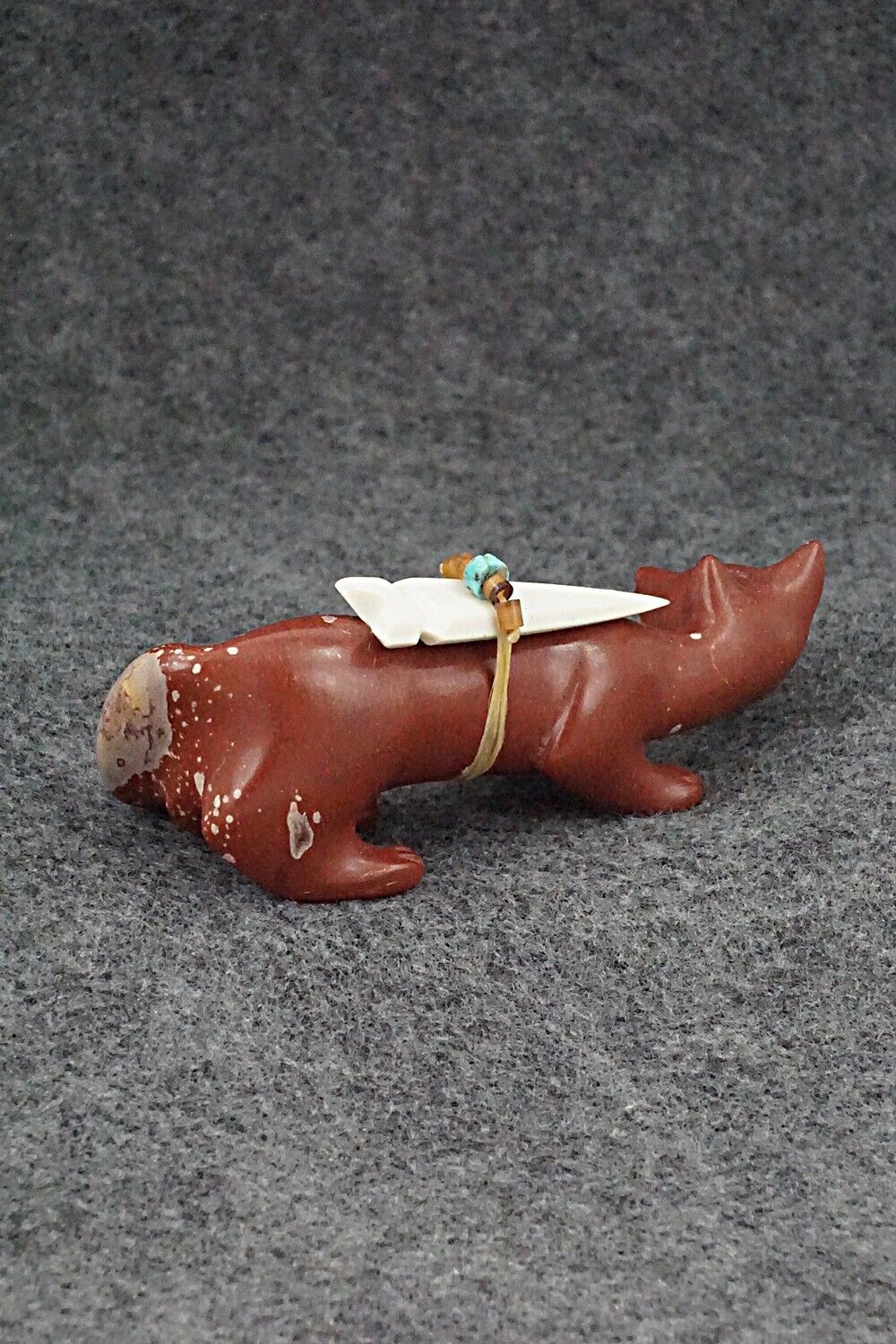 Wolf Zuni Fetish Carving - Albert Eustace Sr.