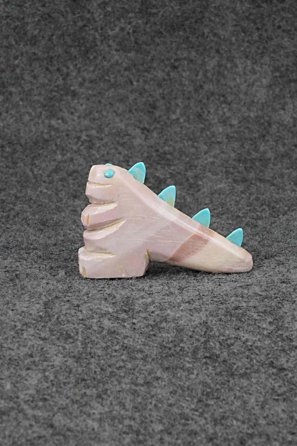 Dinosaur Zuni Fetish Carving - Cody Chavez